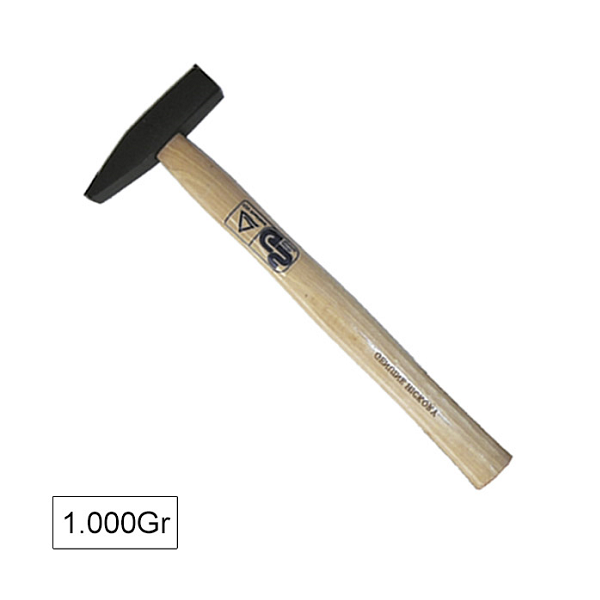Ciocan pentru lacatuserie JBM 52565, greutate 1000 grame, coada lemn
