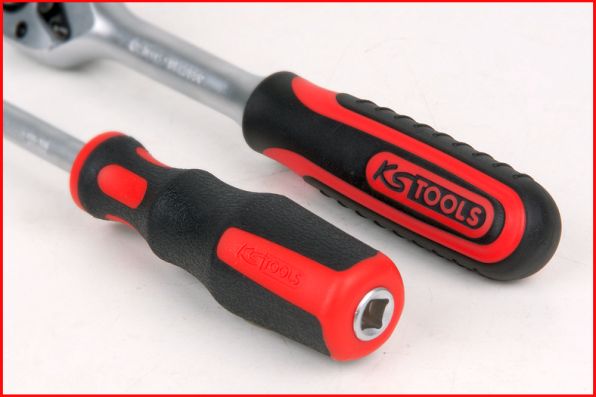 Set 179 chei tubulare KS TOOLS 917.0779, prindere 1/4 inch, 3/8 inch, 1/2 inch, geanta din material plastic
