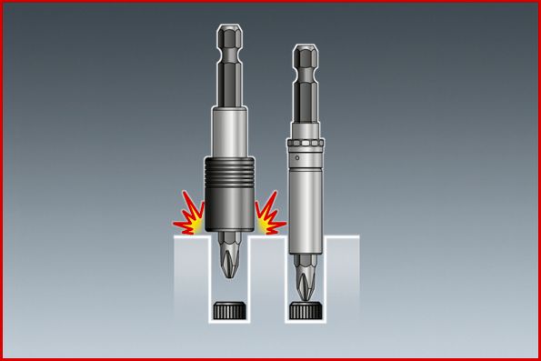 Set 7 adaptoare KS TOOLS 917.0707, prindere patrat 1/2 inch, crom vanadiu, geanta din material plastic