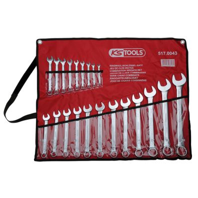 Set 21 chei inelare in unghi KS TOOLS 517.0043, marime 6 - 32 mm, cu husa