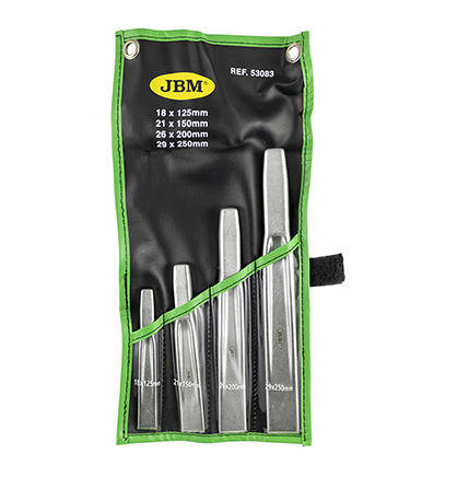 Set 4 dalti JBM 53083, 18 x 125 mm, 21 x 150 mm, 26 x 200 mm, 29 x 250 mm