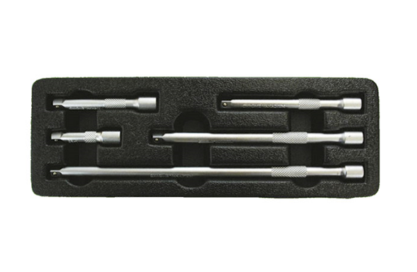 Set prelungitoare JBM 51447, prindere 1/4 inch, cap normal, 50 mm, 75 mm, 100 mm, 152 mm, 227 mm