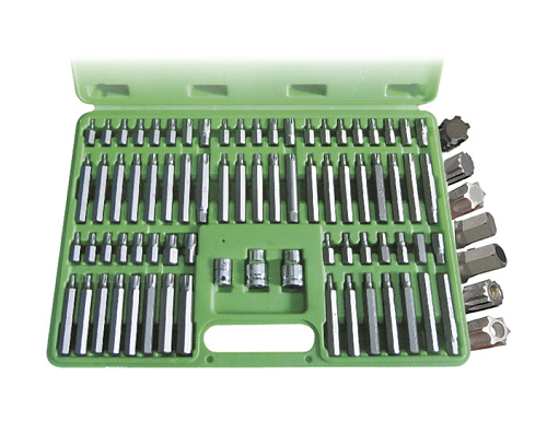 Trusa speciala 74 capete de surubelnita JBM 52550, torx, torx inversat, hexagonal