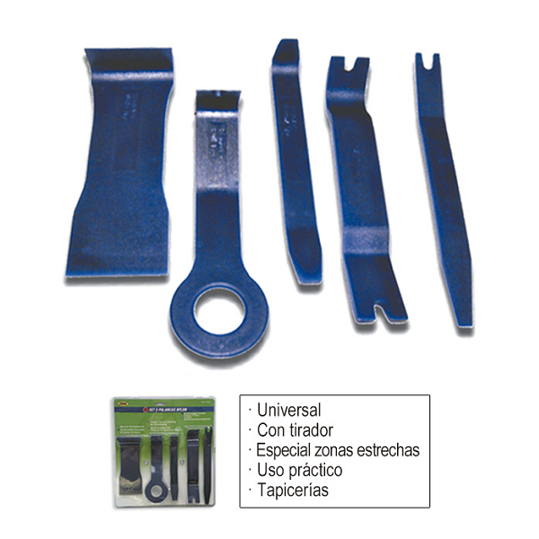 Set 5 leviere din plastic JBM 50901, pentru demontare tapiterii