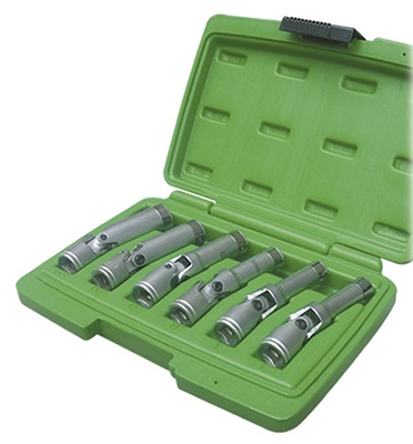 Set 6 chei articulate JBM 30967, pentru bujiile incandescente, marimi 8, 9, 10, 12, 14, 16 mm, lungime 82 mm