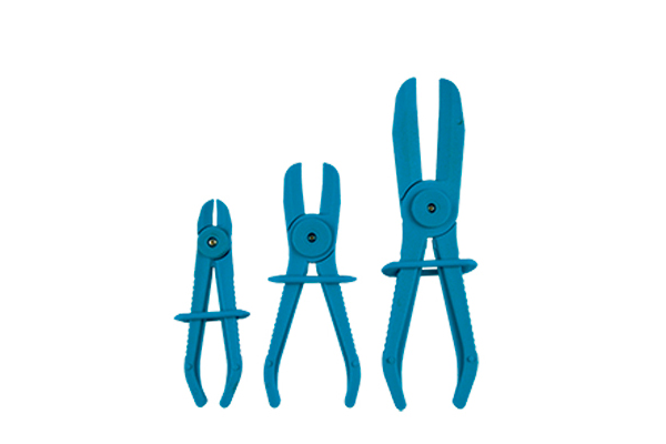 Set 3 clesti pentru obturat furtunuri JBM 52066, plastic, cu blocare