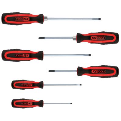 Set 6 surubelnite KS TOOLS ErgoTorquePlus 159.0010, plate, PH, otel crom vanadiu