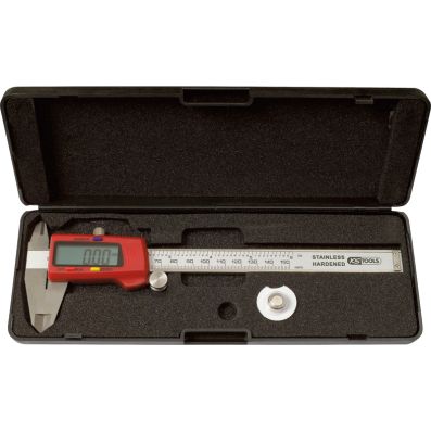 Subler digital KS TOOLS 300.0532, lungime 235 mm, otel inoxidabil, cutie din material plastic