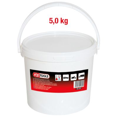 Pasta pentru montarea anvelopelor KS TOOLS 100.4010, greutate 5 kg, culoare alba