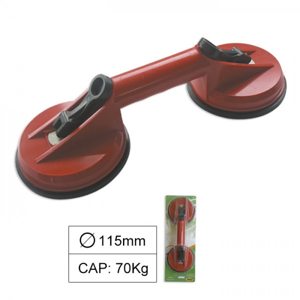 Ventuza dubla pentru geamuri JBM 00839, diametru 11.5 cm