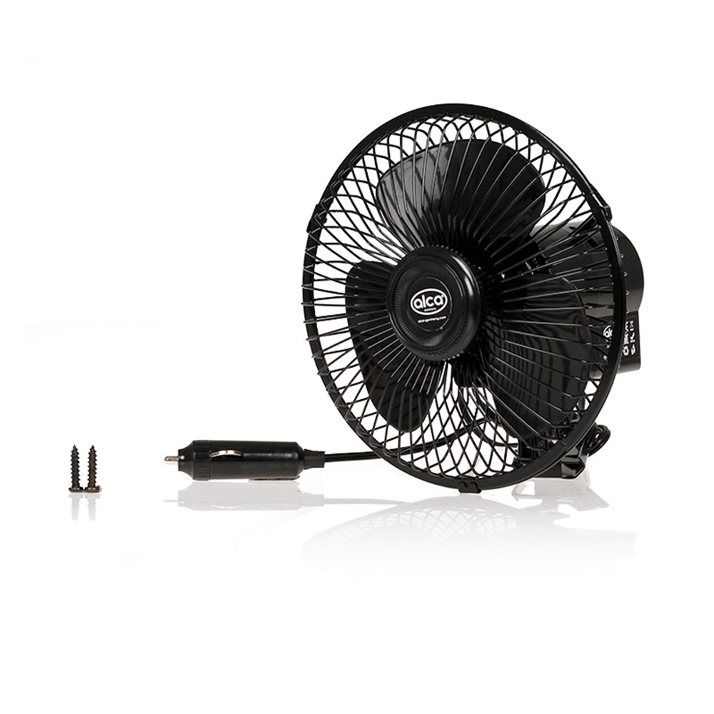 Ventilator auto ALCA 527000, alimentare 24 V, brat pivotant, 185 x 170 x 195 mm, lungime cablu 1 metru