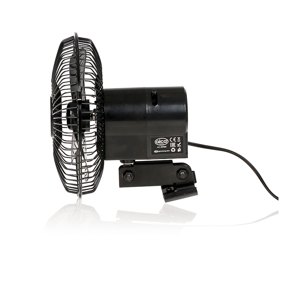 Ventilator auto ALCA 527000, alimentare 24 V, brat pivotant, 185 x 170 x 195 mm, lungime cablu 1 metru