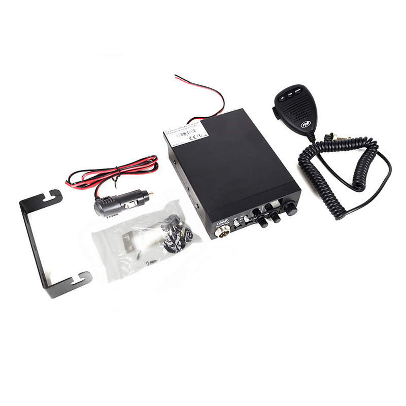 Statie radio CB PNI 13154 Escort HP 8024, alimentare 12/24 V, cu ASQ reglabil, 40 canale, putere emisie 4W+