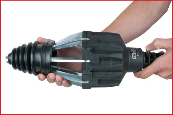 Aparat pneumatic pentru montat si demontat mansete de planetare KS TOOLS 515.3100, lungime 450 mm, cupla 1/4 inch. presiune lucru 8 bar