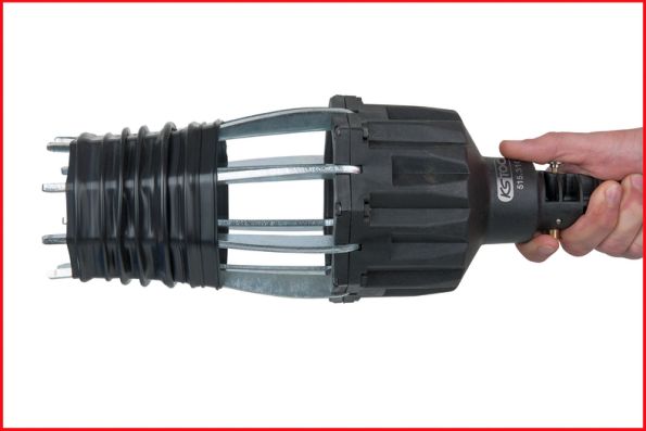Aparat pneumatic pentru montat si demontat mansete de planetare KS TOOLS 515.3100, lungime 450 mm, cupla 1/4 inch. presiune lucru 8 bar