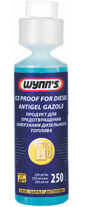 Aditiv auto WYNNS W22710, pentru motorina, antiparafina, 250 ml
