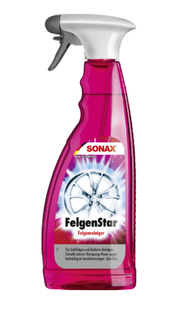 Solutie curatare jante SONAX Wheel Rim Star 227400, recipient 750 ml