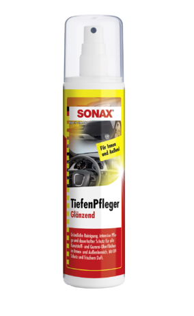 Solutie spray SONAX 02286, pentru intretinerea si protejarea componentelor din plastic si cauciuc, recipient 300 ml