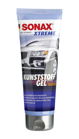 Gel restaurator SONAX NanoPro 02101410, pentru suprafetele exterioare din plastic, recipient 250 ml