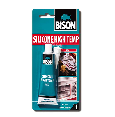 Silicon rosu pentru temperaturi inalte BISON 10602, recipient 60 ml