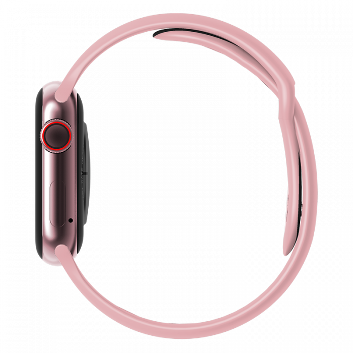 Ceas smartwatch HiFuture HiTime Mini Pink, cadran din aliaj de zinc, diametru display 35 mm