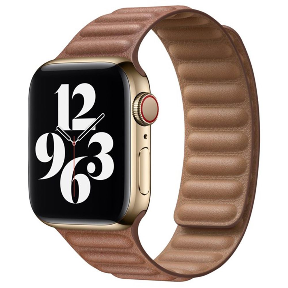 Curea Apple Watch 38mm / 40mm Apple MY962ZM/A Original Leather Link Saddle Brown Small