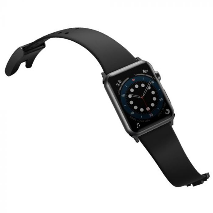 Curea Apple Watch 42mm / 44mm Baseus LBWSE-A01 Slip Thru Silicon Black