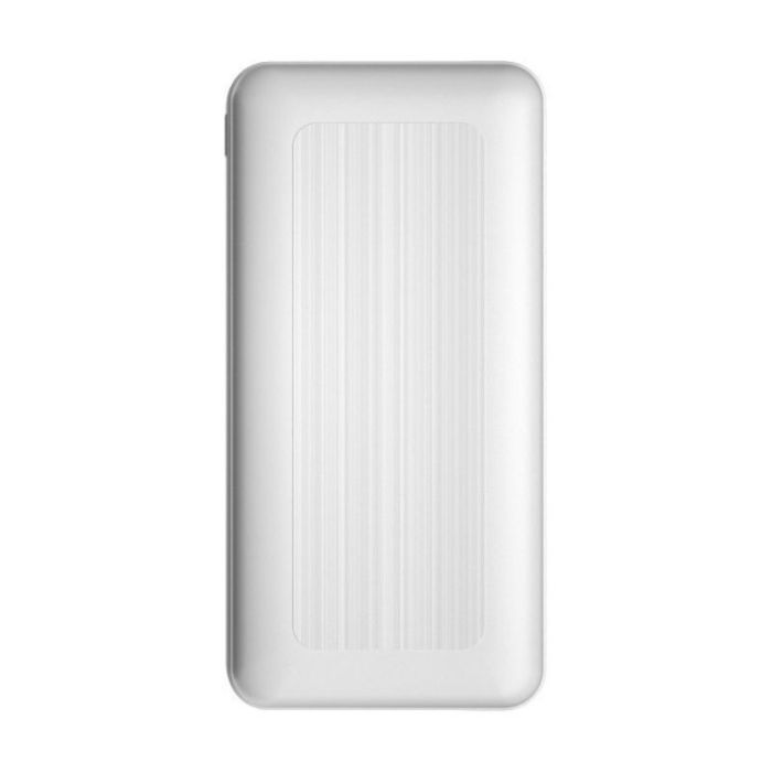 Acumulator extern Dudao 20000 mAh, Incarcare rapida 3.0, 20W, 2x USB / USB Type C Alb