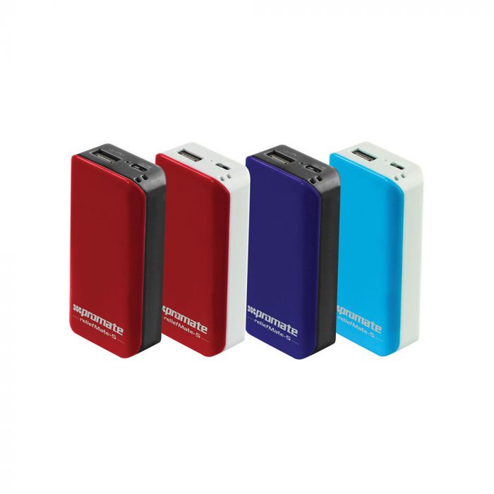 Acumulator extern Promate ReliefMate-5 Compact Maroon-Black 5200 mAh