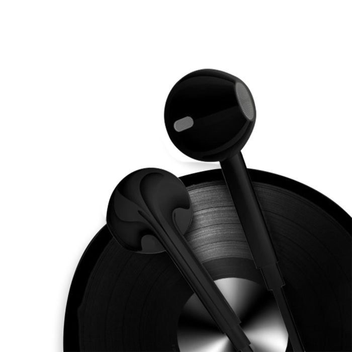 Casti in-ear Stereo Type-C Lemontti LMRIPHFSTCN Ripple Negru, lungime 120 cm