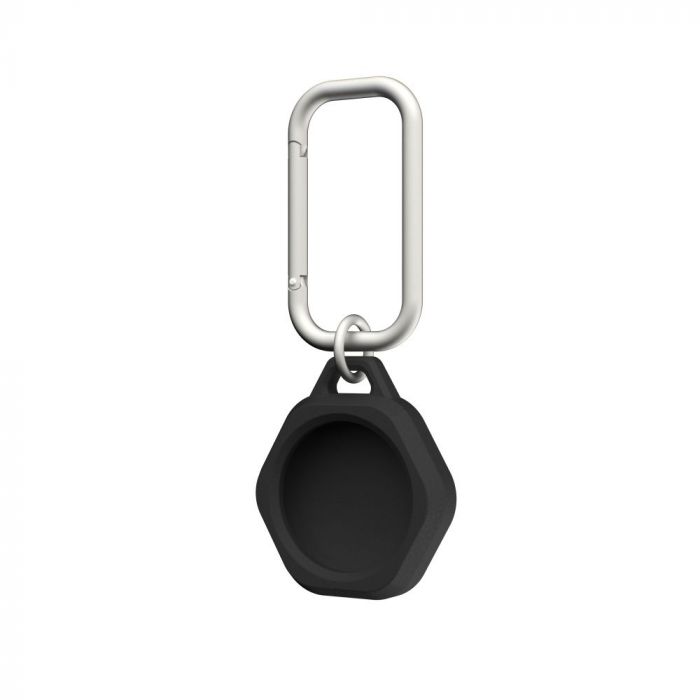 Set 4 huse cu breloc chei pentru Apple AirTag UAG Scout, negru-verde, silicon rezistent