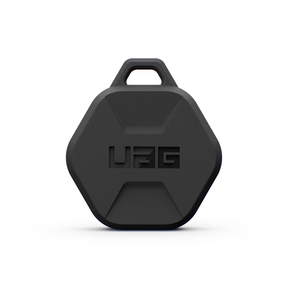 Set 4 huse cu breloc chei pentru Apple AirTag UAG Scout, negru-verde, silicon rezistent