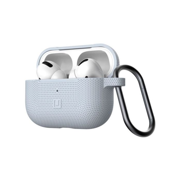 Husa pentru casti Apple Airpods Pro UAG Dot Silicone Soft Blue, silicon