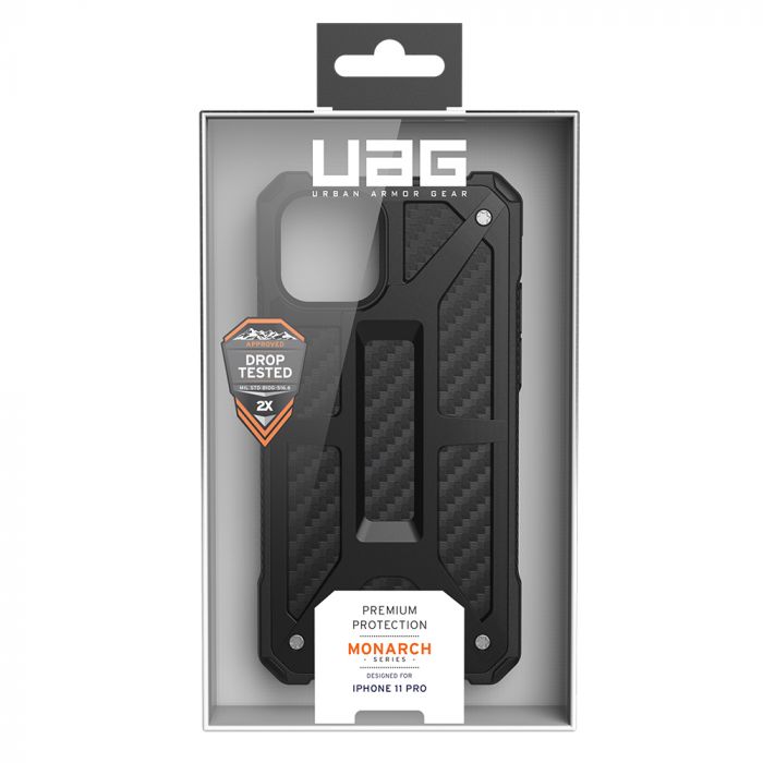 Husa telefon Apple iPhone 11 Pro UAG Monarch Series Carbon Fiber