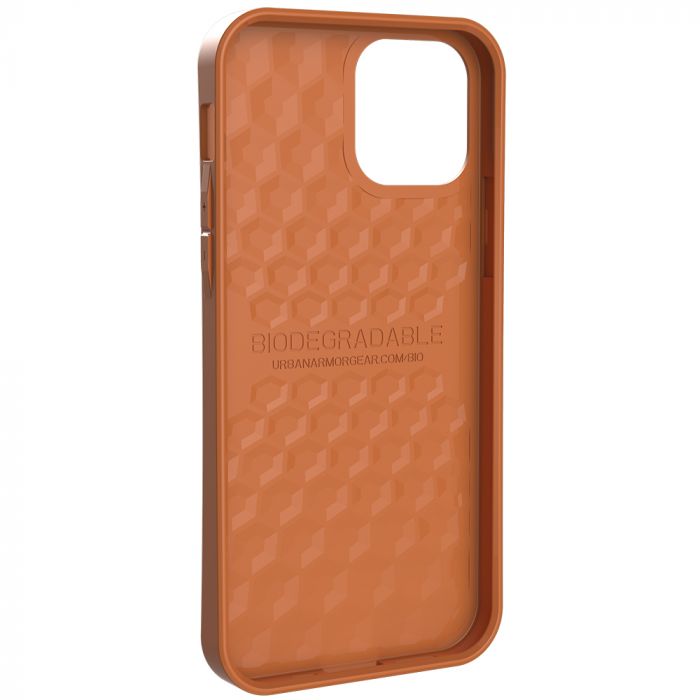 Husa telefon Apple iPhone 12 / 12 Pro UAG Outback Orange, biodegradabil