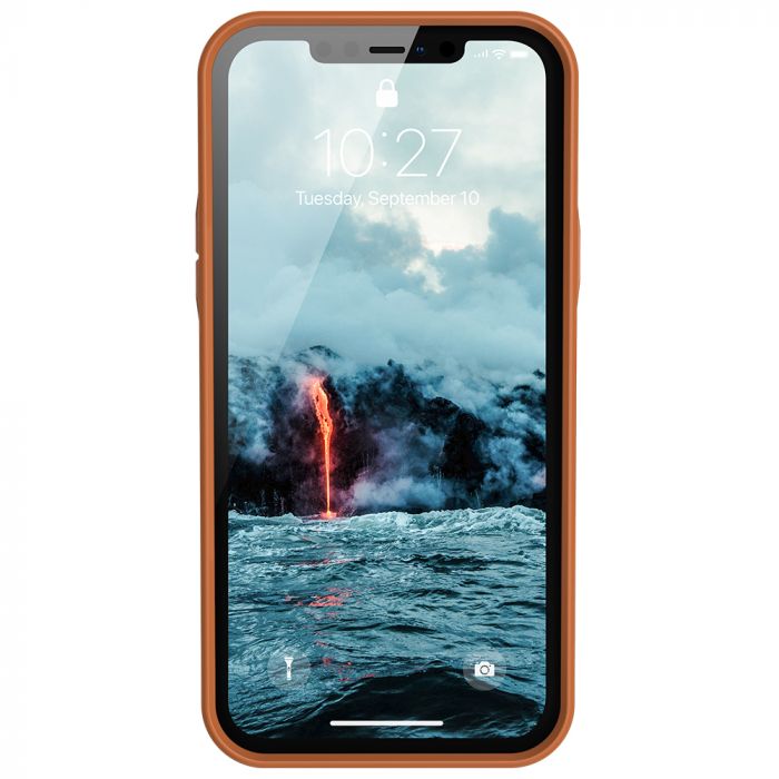 Husa telefon Apple iPhone 12 / 12 Pro UAG Outback Orange, biodegradabil