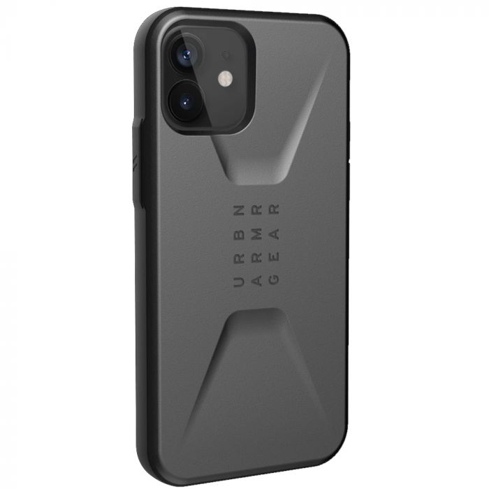Husa telefon Apple iPhone 12 Mini UAG Civilian Series Silver