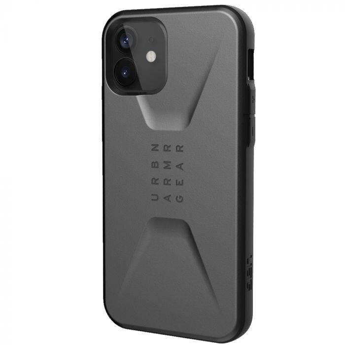 Husa telefon Apple iPhone 12 Mini UAG Civilian Series Silver