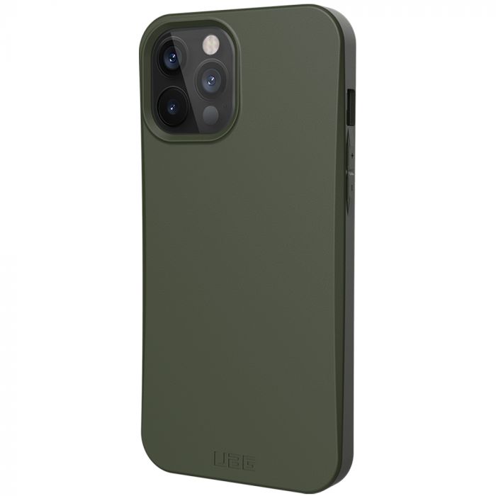 Husa telefon Apple iPhone 12 Pro Max UAG Outback Olive Drab, biodegradabil