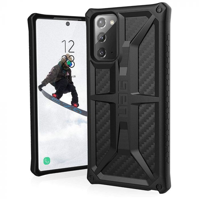 Husa telefon Samsung Galaxy Note 20 UAG Monarch Series Carbon Fiber