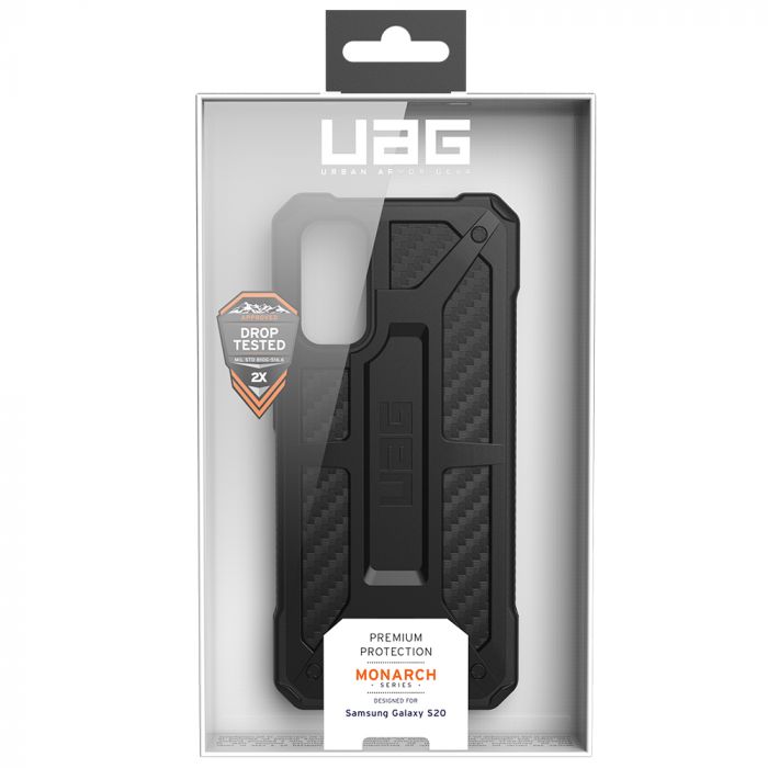 Husa telefon Samsung Galaxy S20 UAG Monarch Series Carbon Fiber