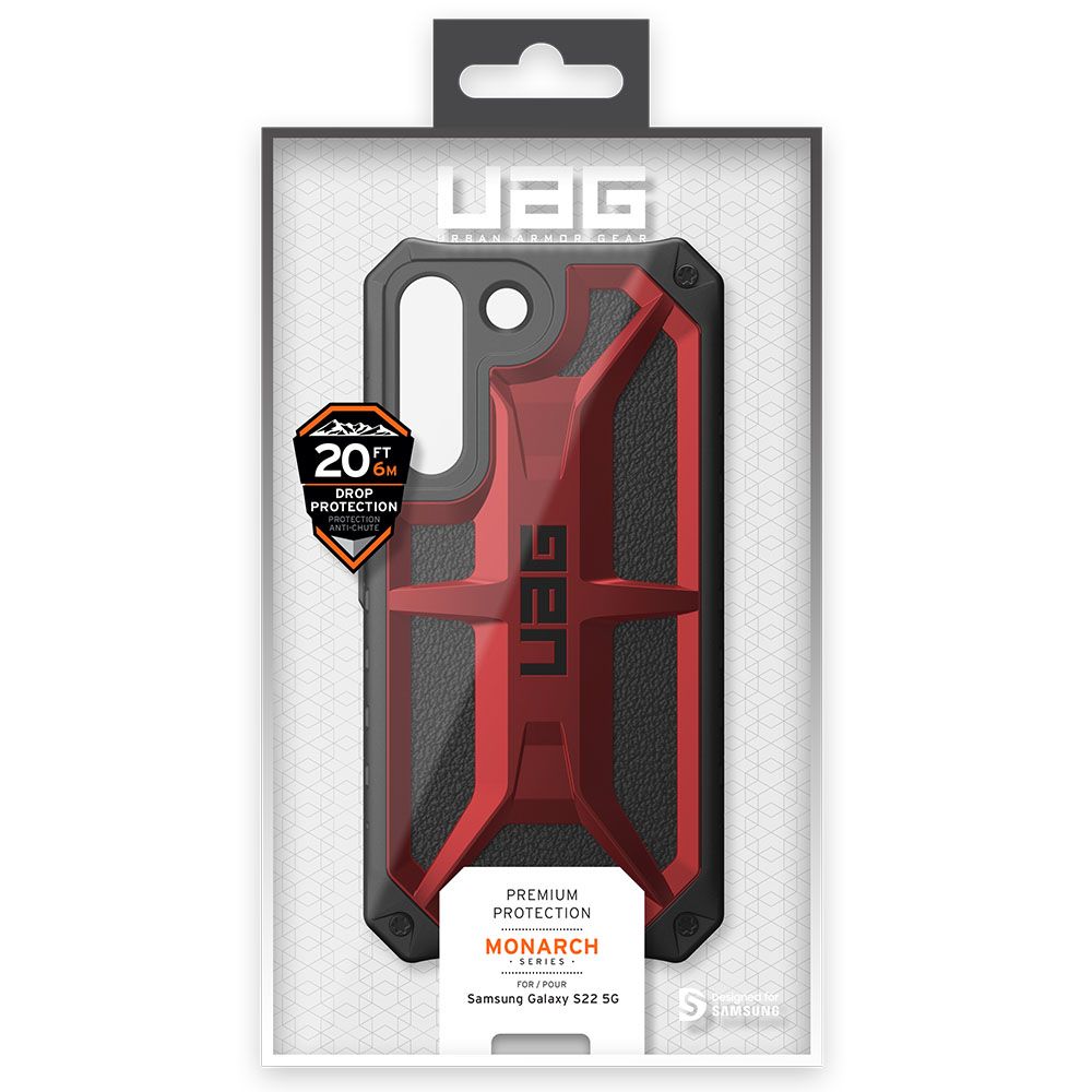 Husa telefon Samsung Galaxy S22 UAG Monarch Series Crimson