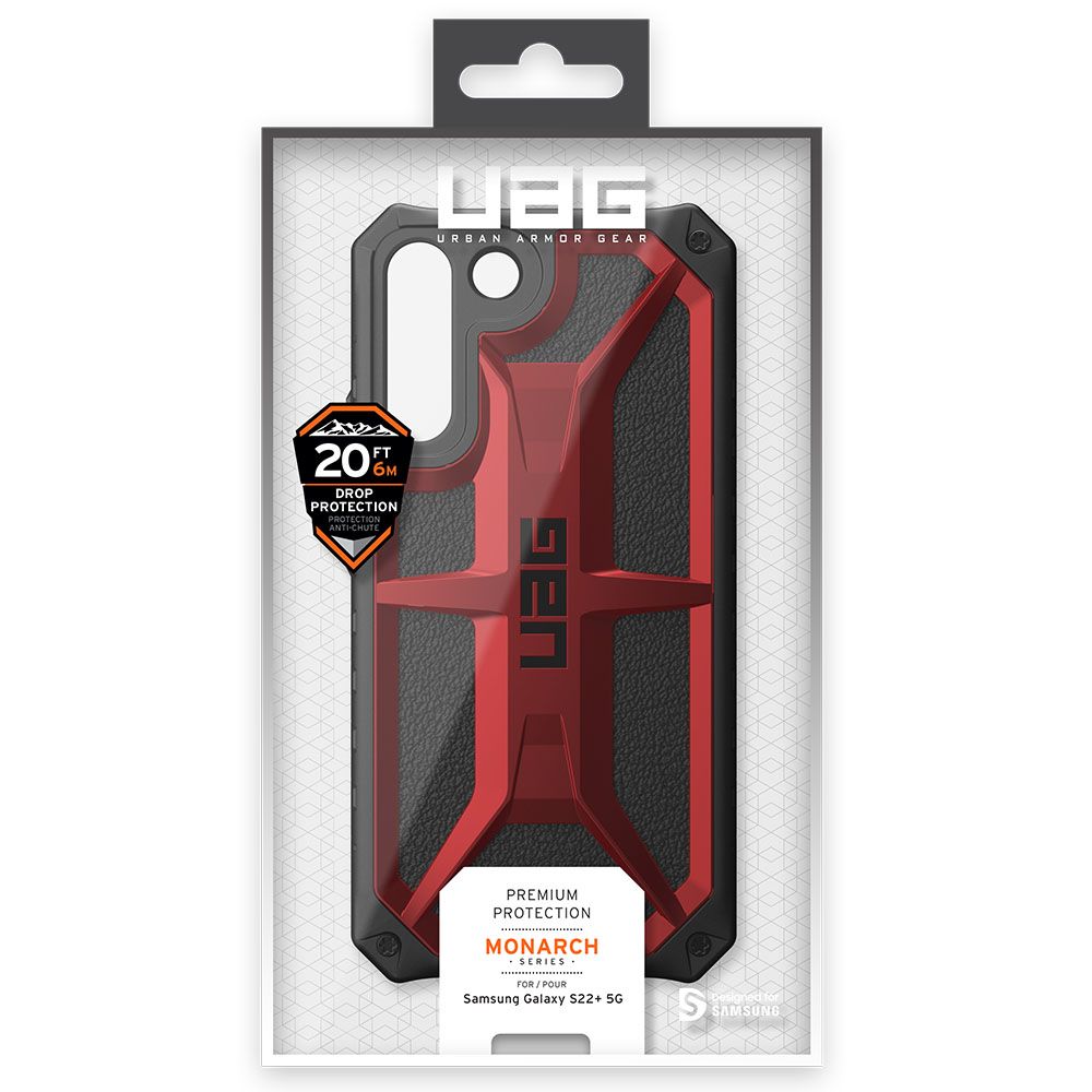 Husa telefon Samsung Galaxy S22 Plus UAG Monarch Series Crimson