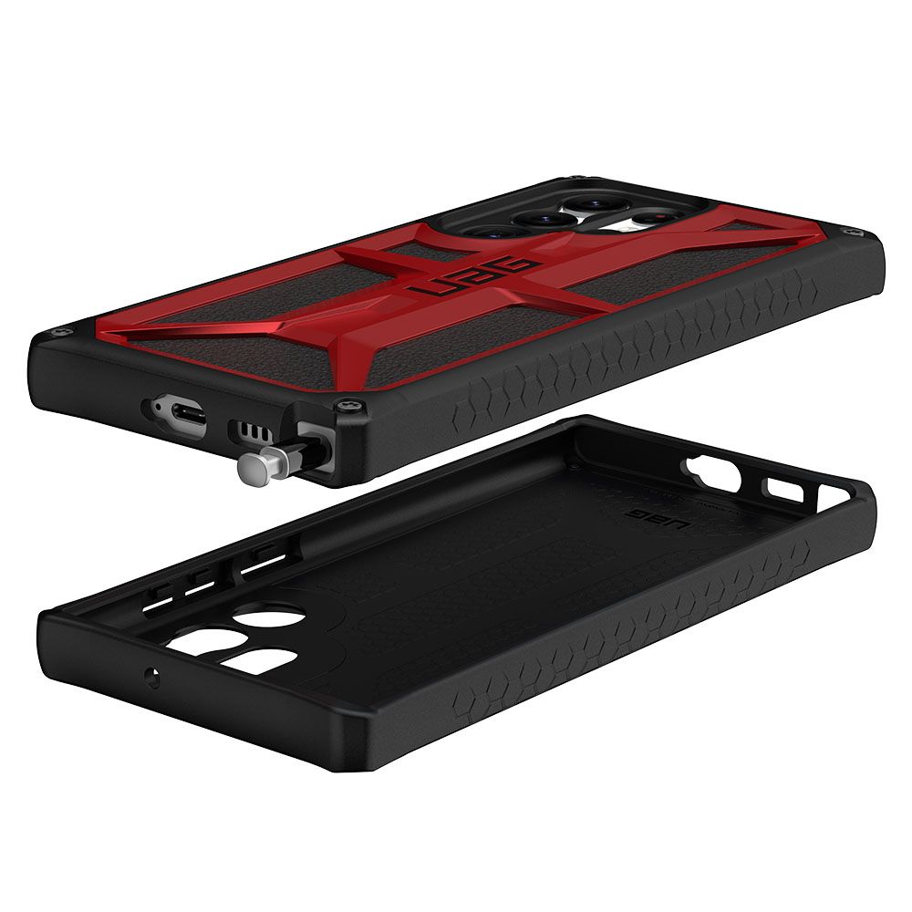 Husa telefon Samsung Galaxy S22 Ultra UAG Monarch Series Crimson