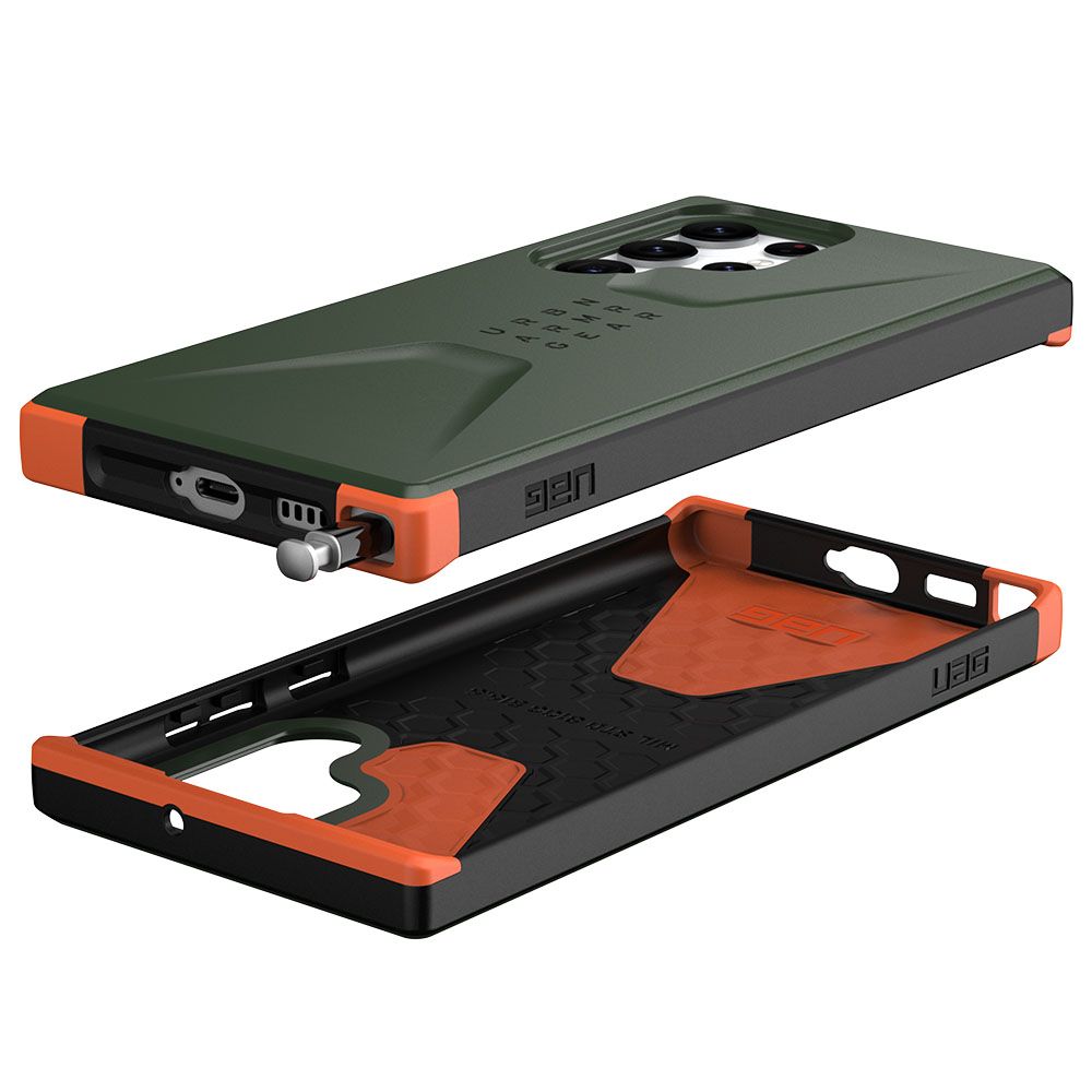 Husa telefon Samsung Galaxy S22 Ultra UAG Civilian Series Olive