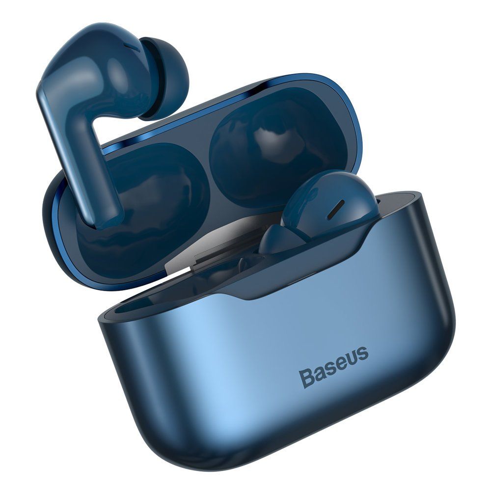 Casti audio in-ear True Wireless Wireless Baseus Simu S1 Pro Bluetooth 5.1, albastru