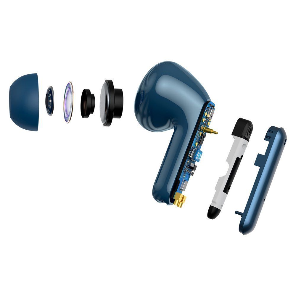 Casti audio in-ear True Wireless Wireless Baseus Simu S1 Pro Bluetooth 5.1, albastru