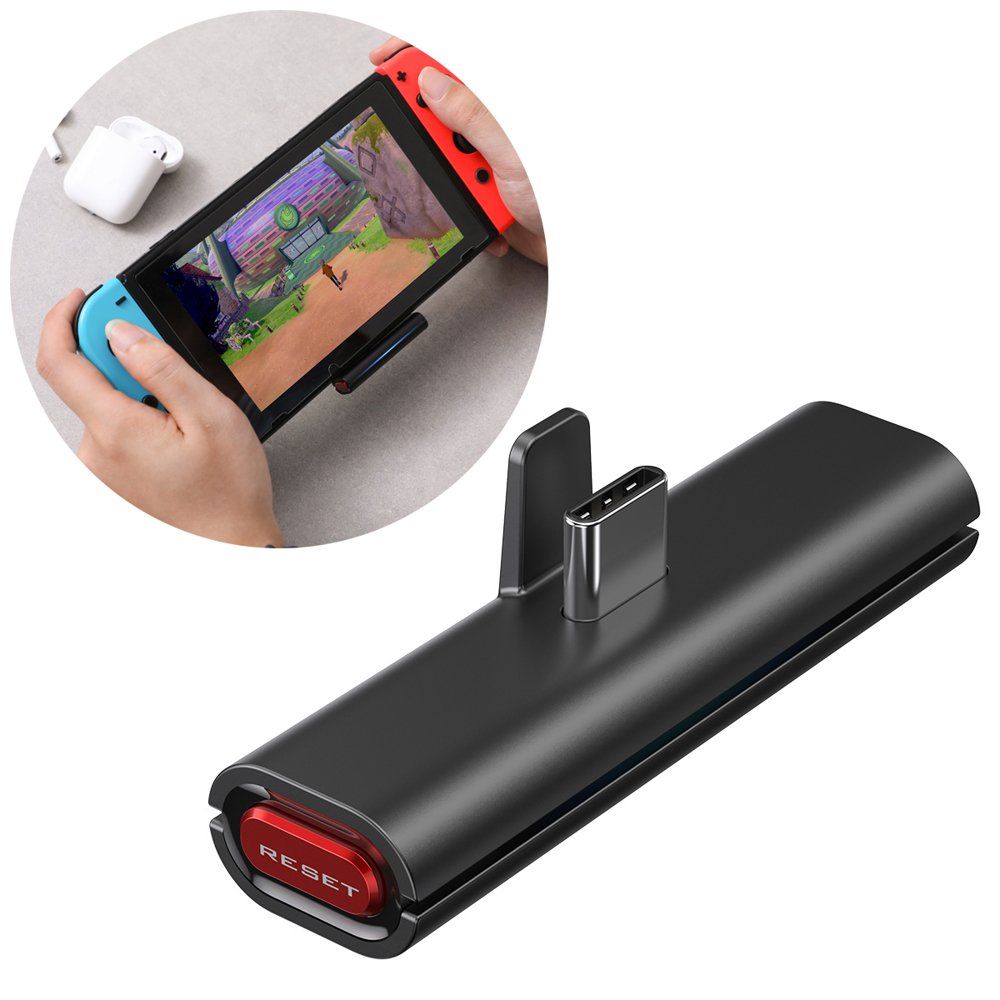 Adaptor audio Nintendo Switch Baseus GAMO BA05 Type-C Bluetooth, negru
