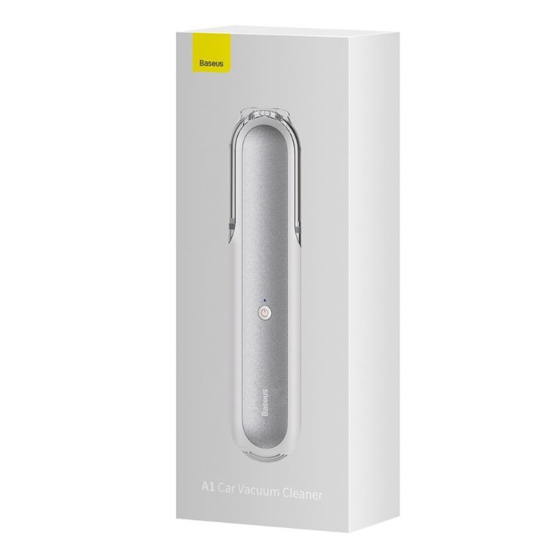 Aspirator Auto Wireless Baseus Mini A1, alb, cablu Type-C inclus, 30W, 4000 Pa