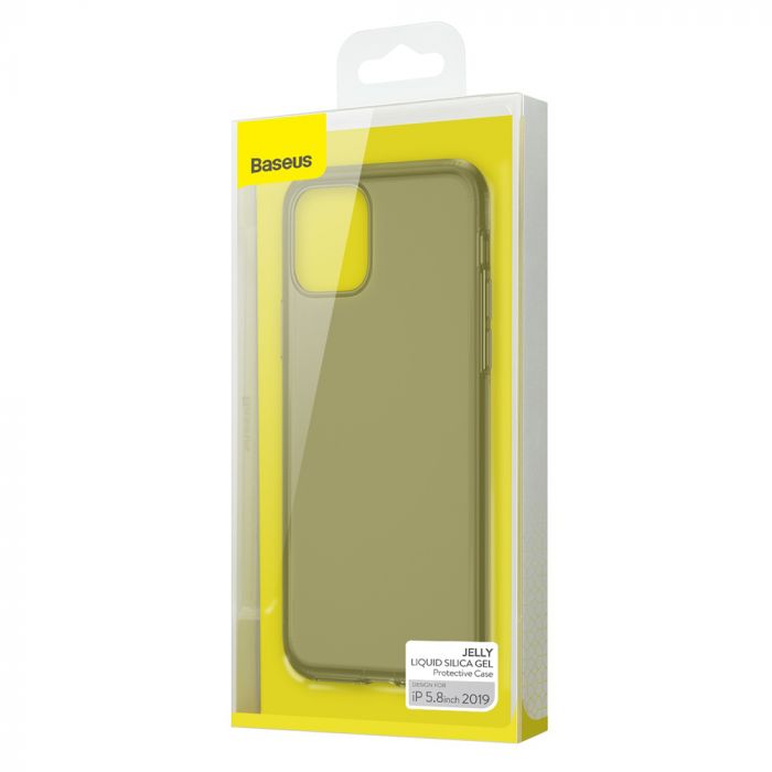 Husa telefon Apple iPhone 11 Pro Baseus Liquid Silica Gel Protective Clear, anti-amprente